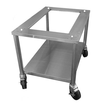 STAND 24"H STAINL. STEEL W / LOCKING CASTERS(CG4018)